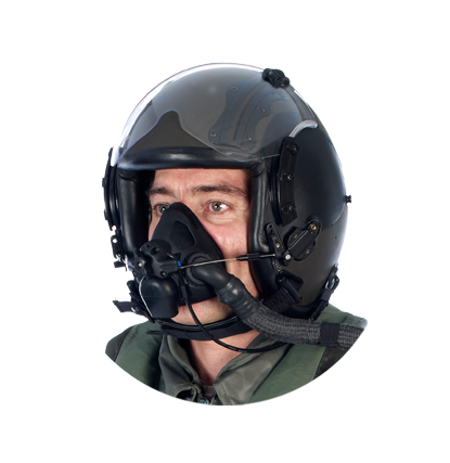 ADOM 9G – Helicopter pilot oxygen mask